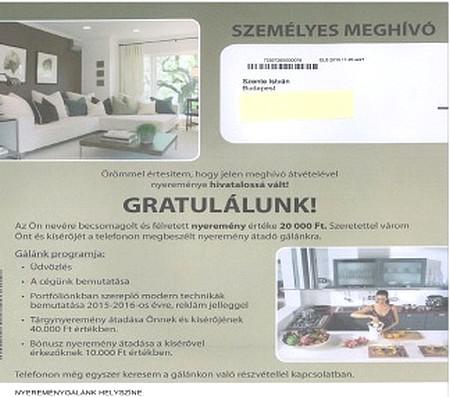 Személyre szóló meghívó a Nemzeti Fogyasztóvédelmi Hatóság főigazgatója részére Személyre szóló meghívó a Nemzeti Fogyasztóvédelmi Hatóság főigazgatója részére